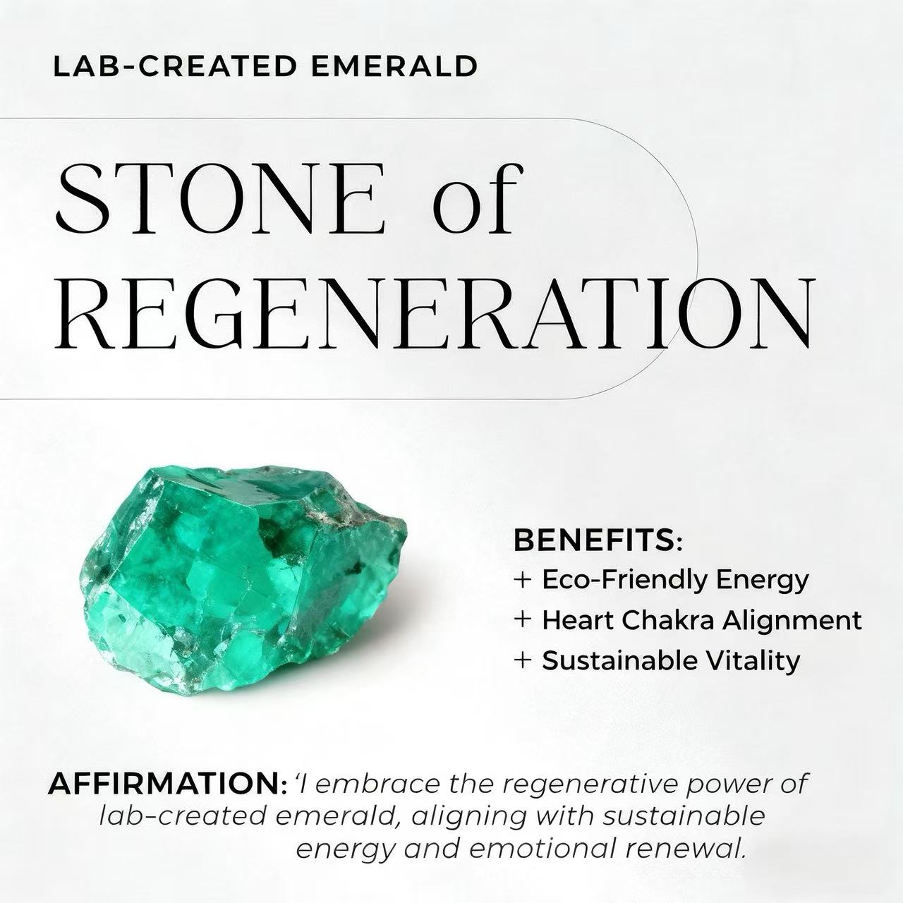 Lab-Grown Emerald - Emerald Eye Diamond-Feather Spirit Pupil Pendant