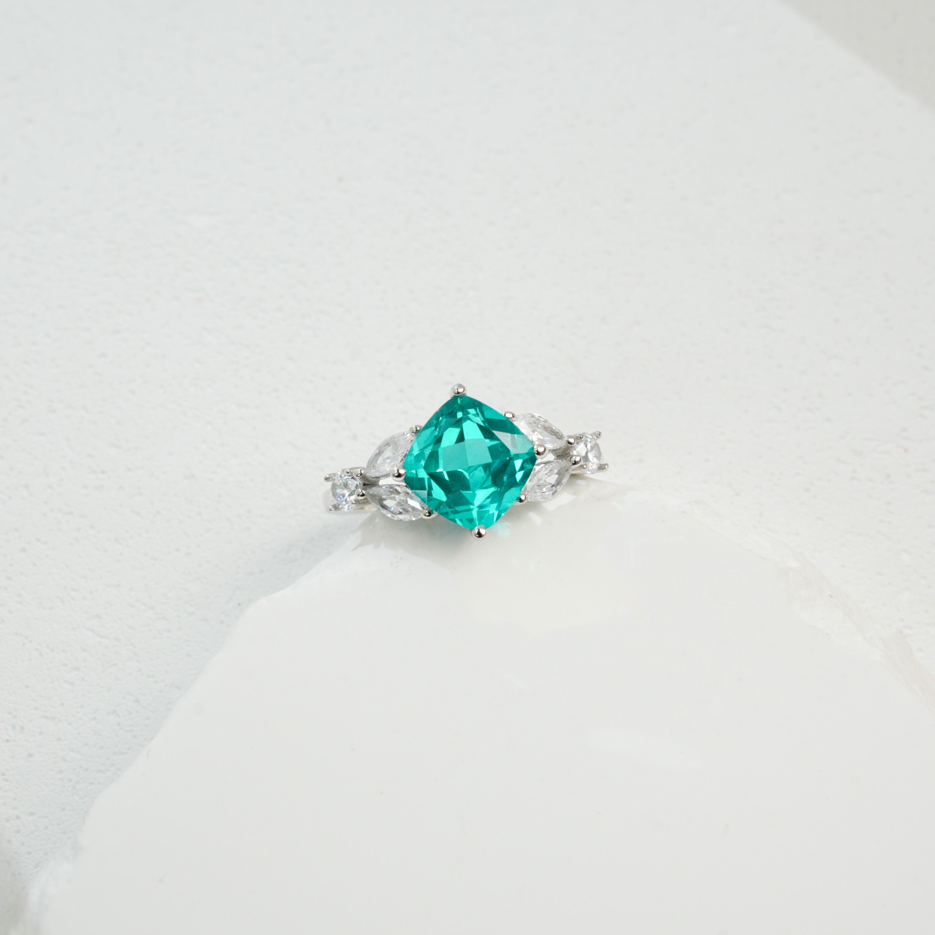 Paraiba Sparkle Ring