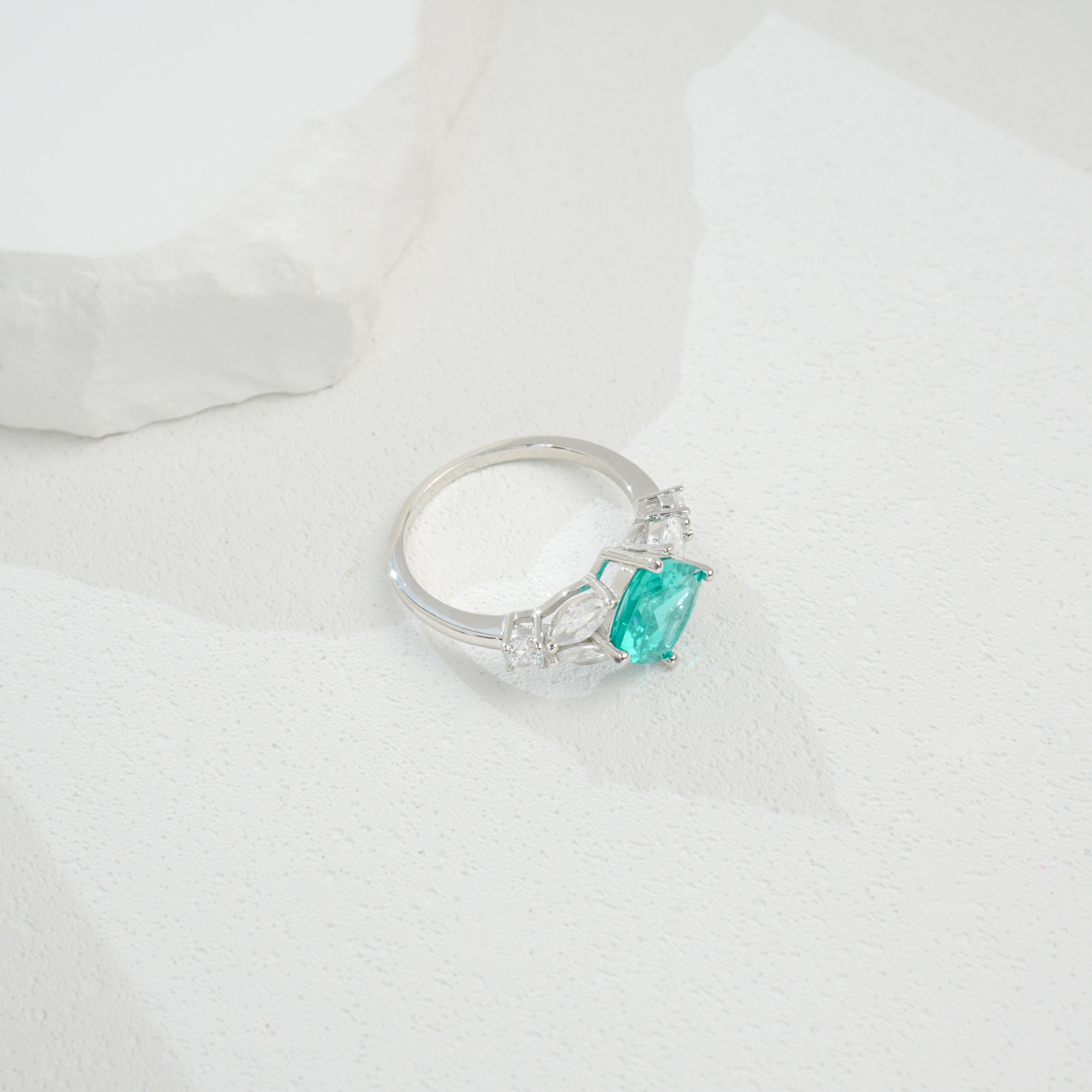 Paraiba Sparkle Ring