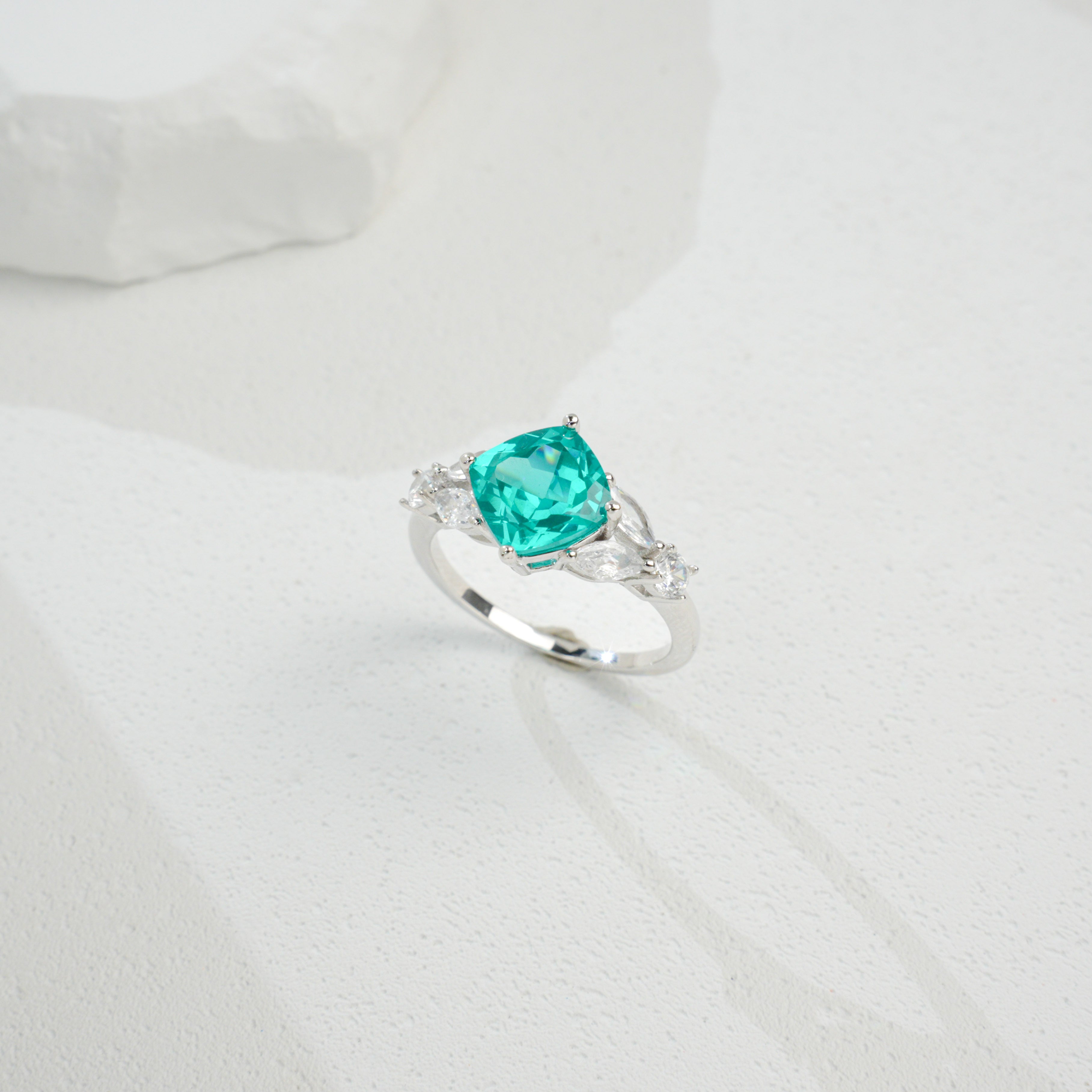 Paraiba Sparkle Ring