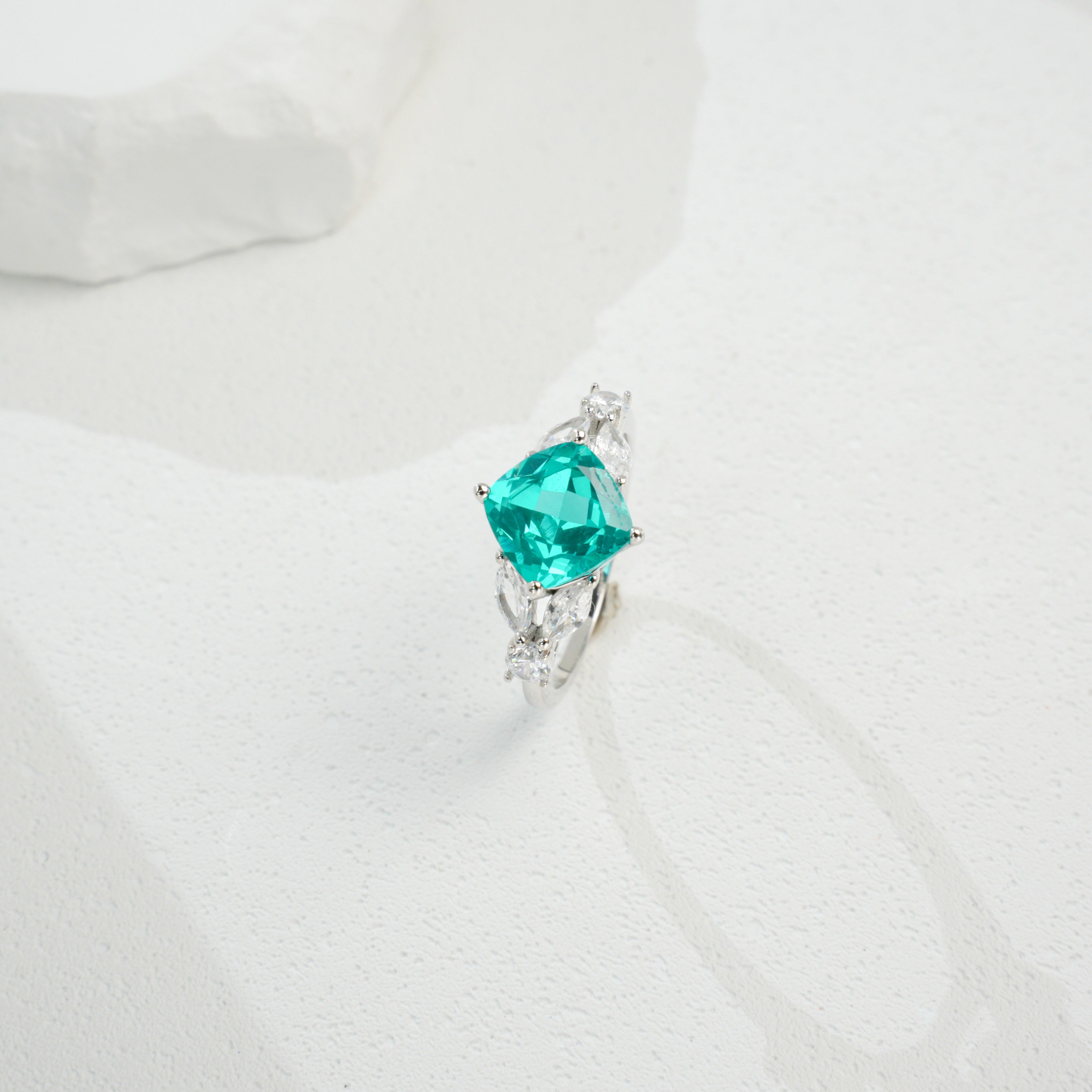Paraiba Sparkle Ring