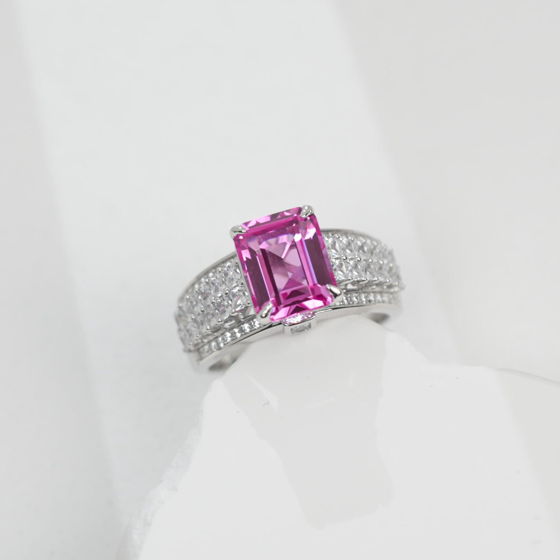 Pink Sapphire Ring