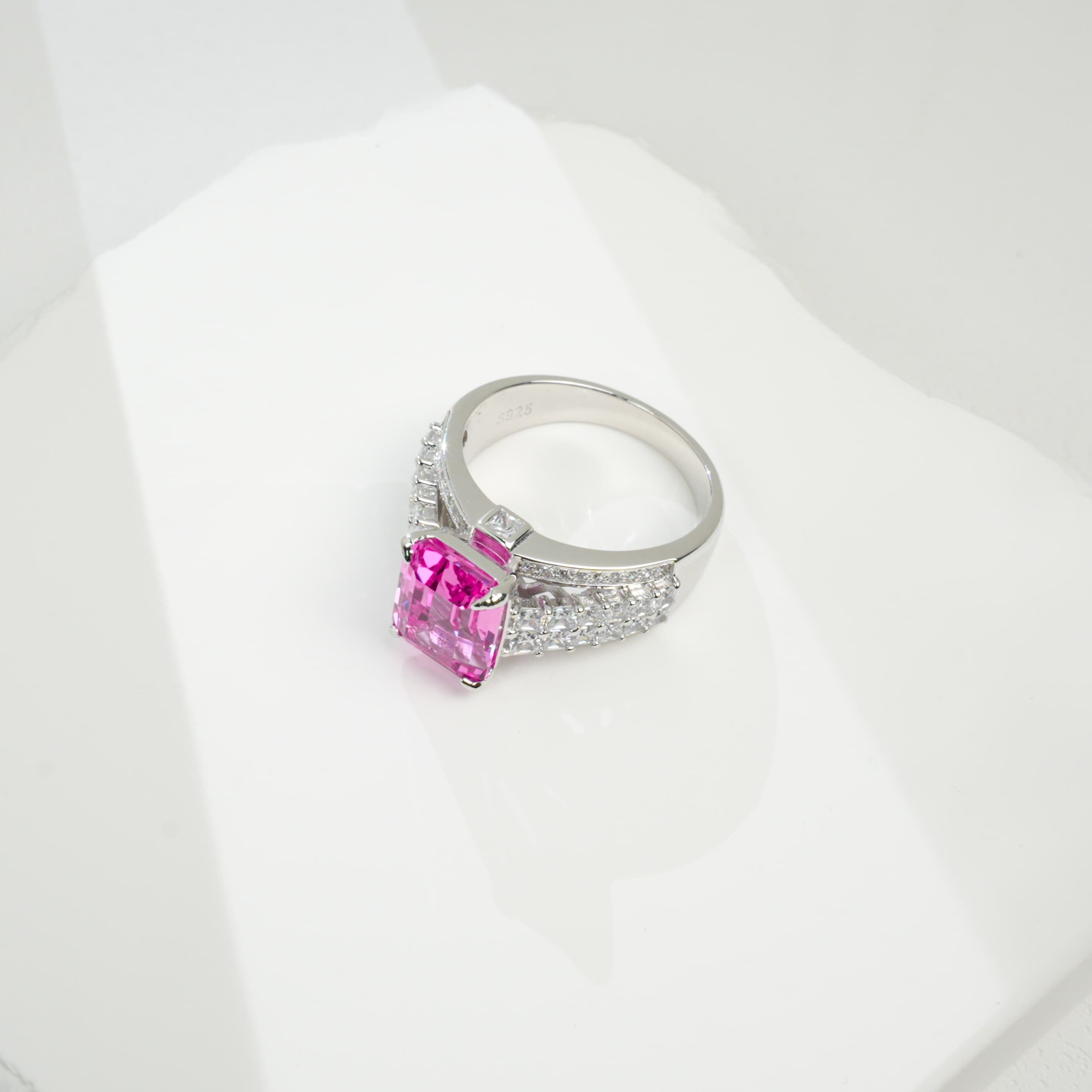 Pink Sapphire Ring