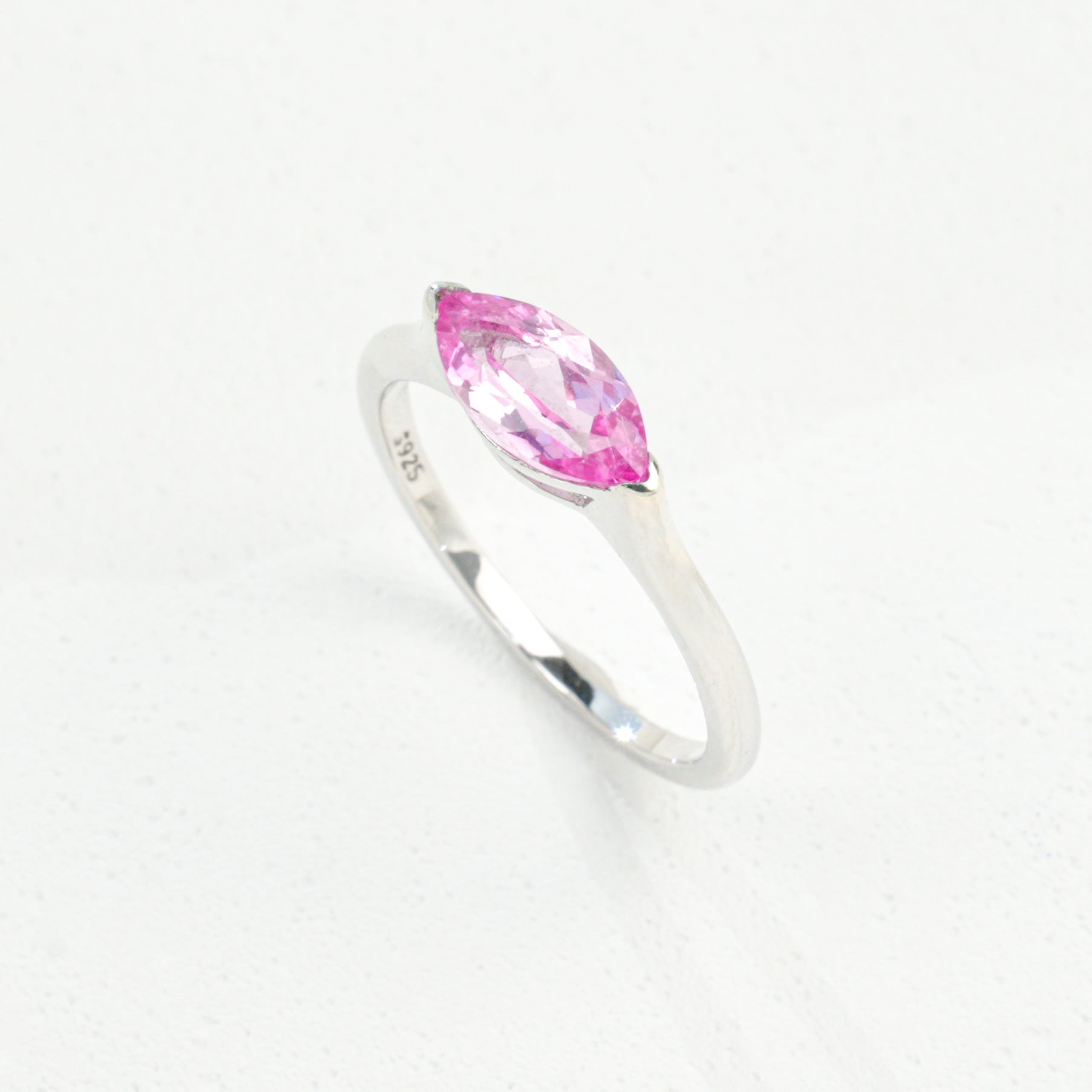 Lab-Grown Emerald - Luminous Olive-Cut Ring