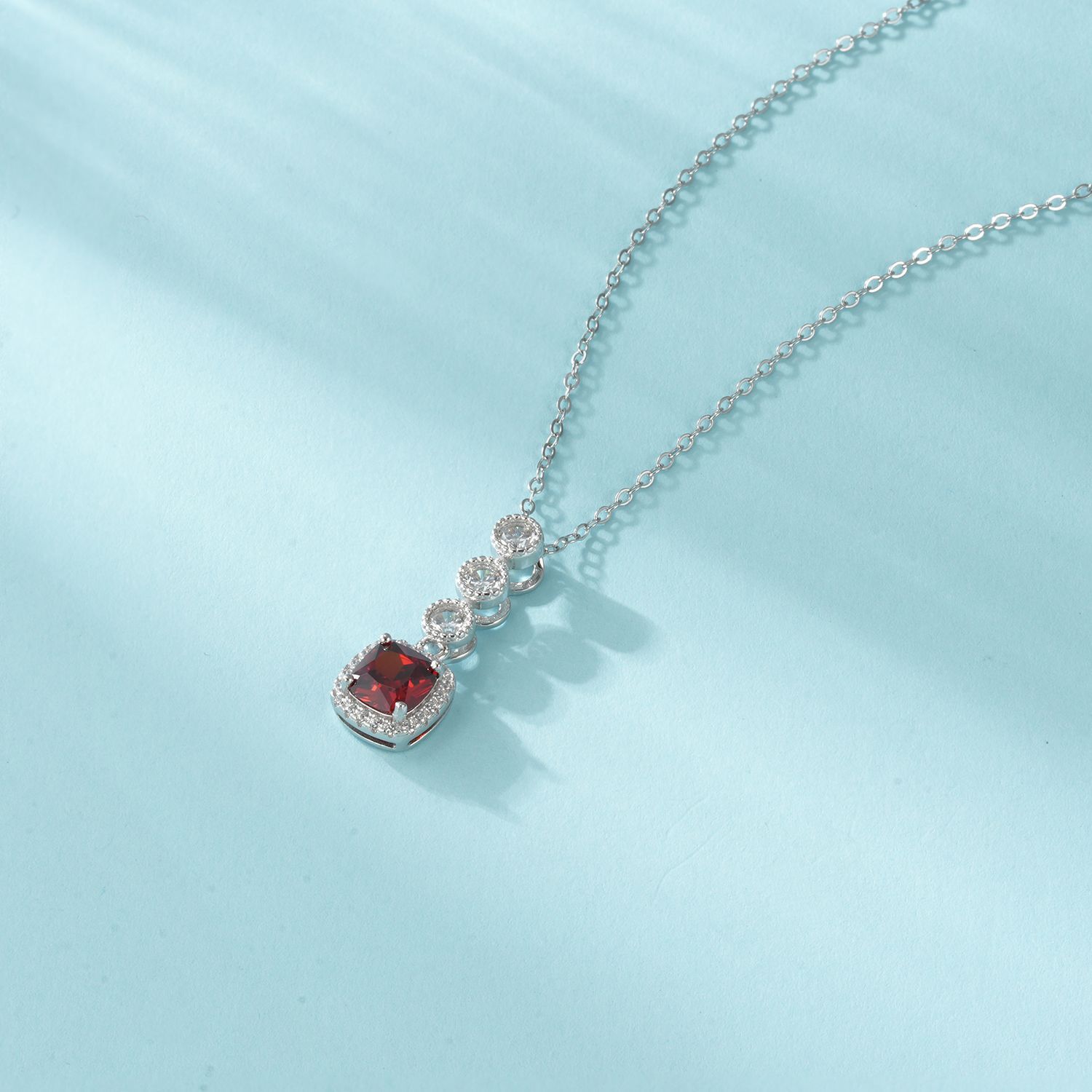 Lab-Grown Emerald - Emerald Tier Diamond-Accented Layered Pendant Necklace