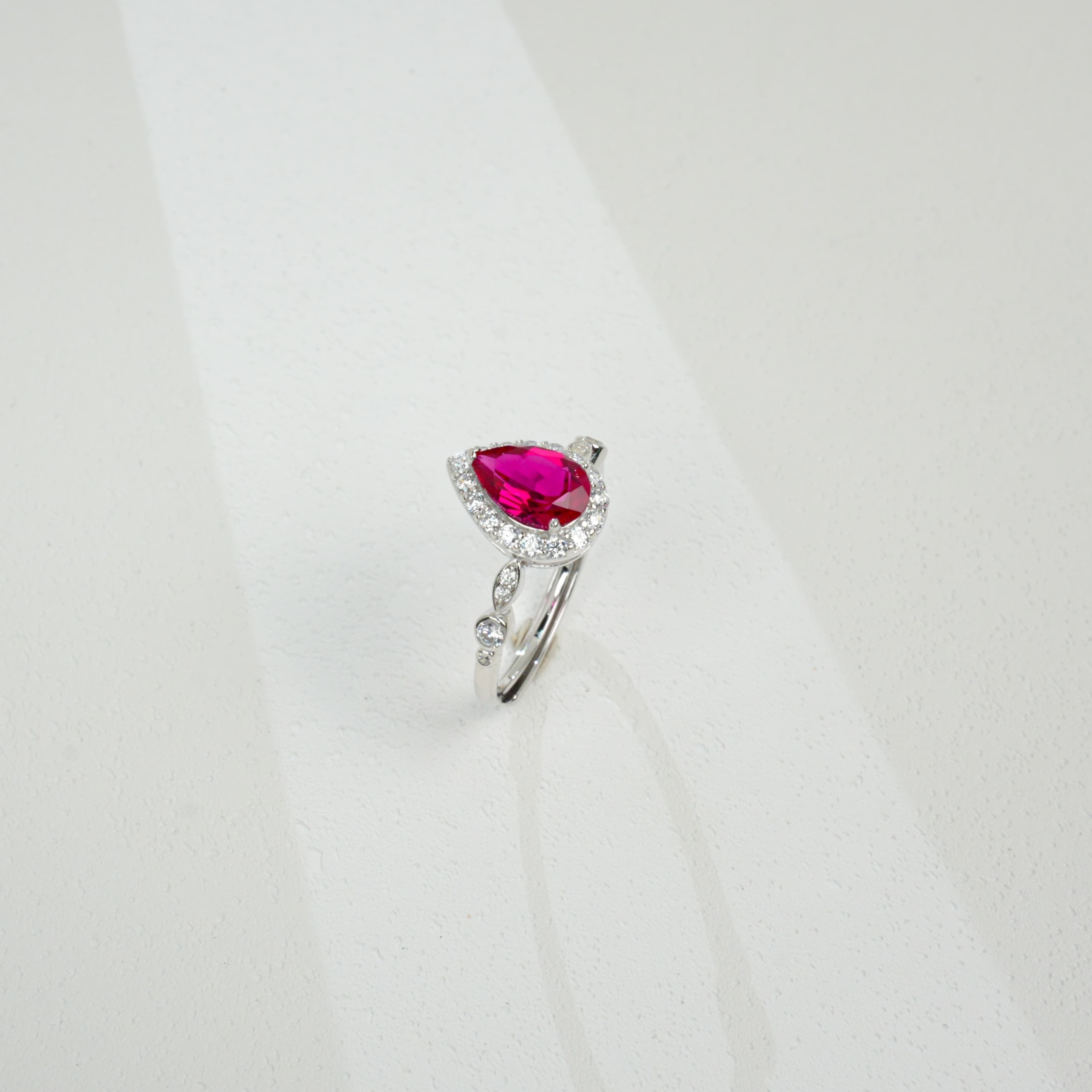 Lab-Grown Emerald - Dewy Emerald Diamond Halo Soft Charm Ring