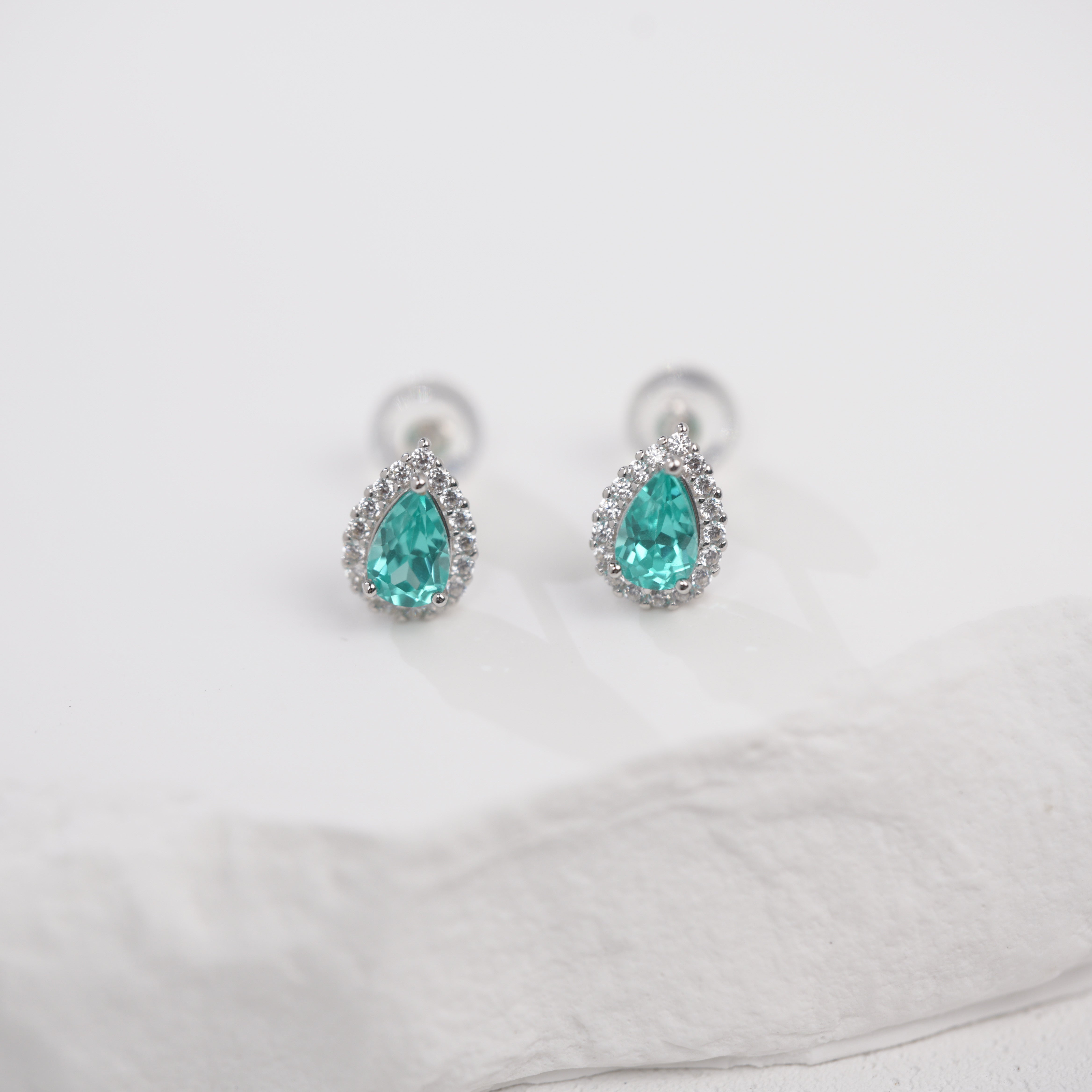 Paraiba Teardrop Earrings