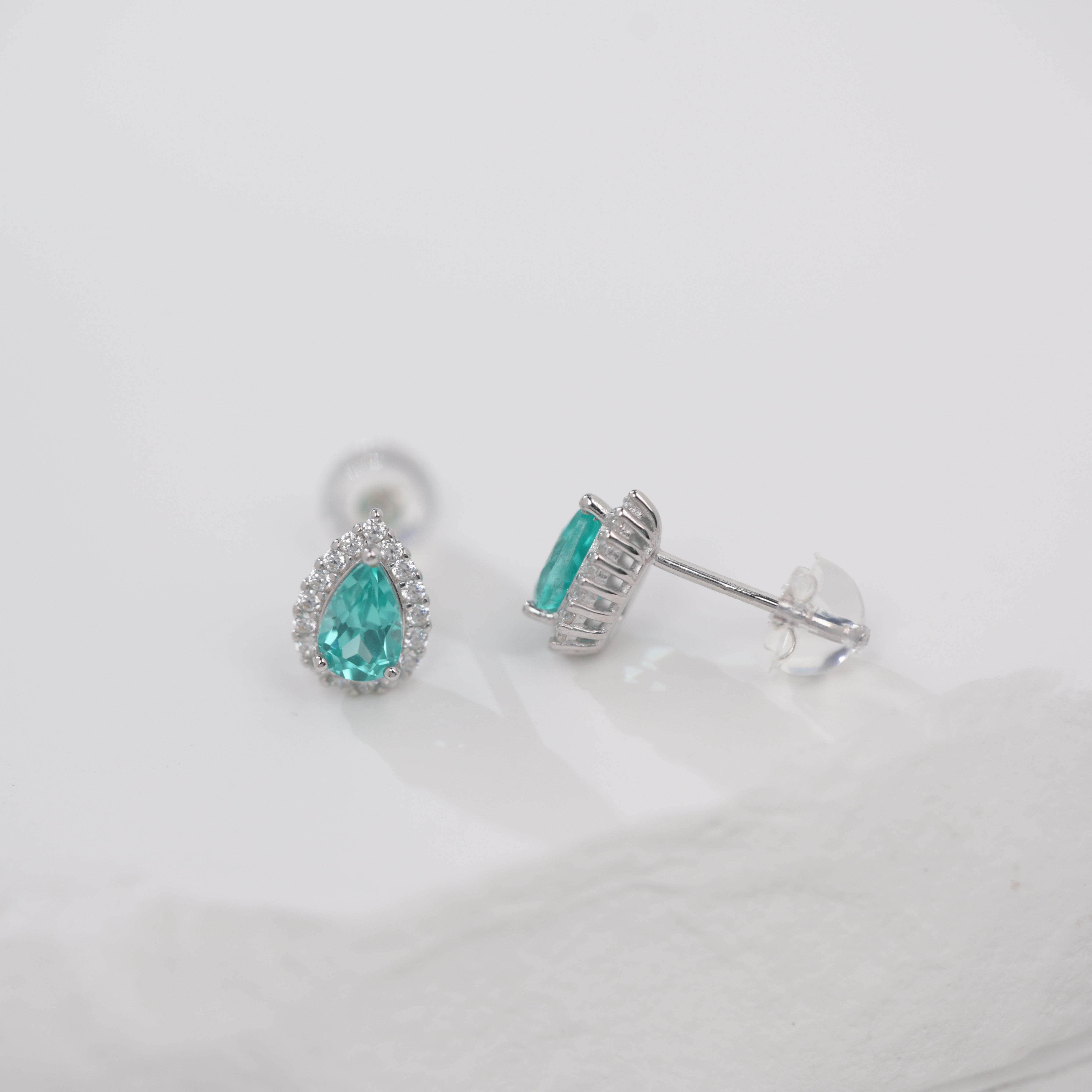 Paraiba Teardrop Earrings