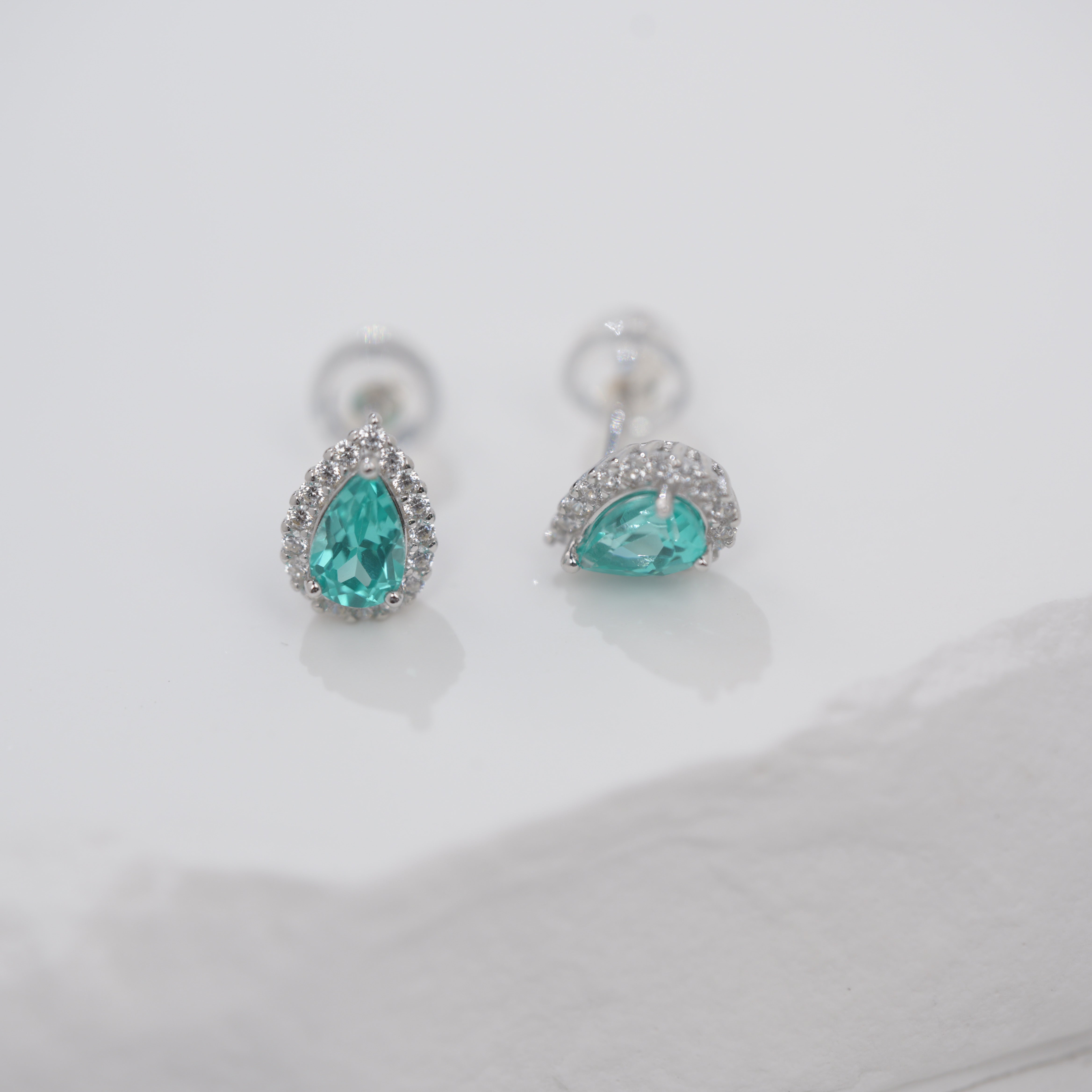 Paraiba Teardrop Earrings