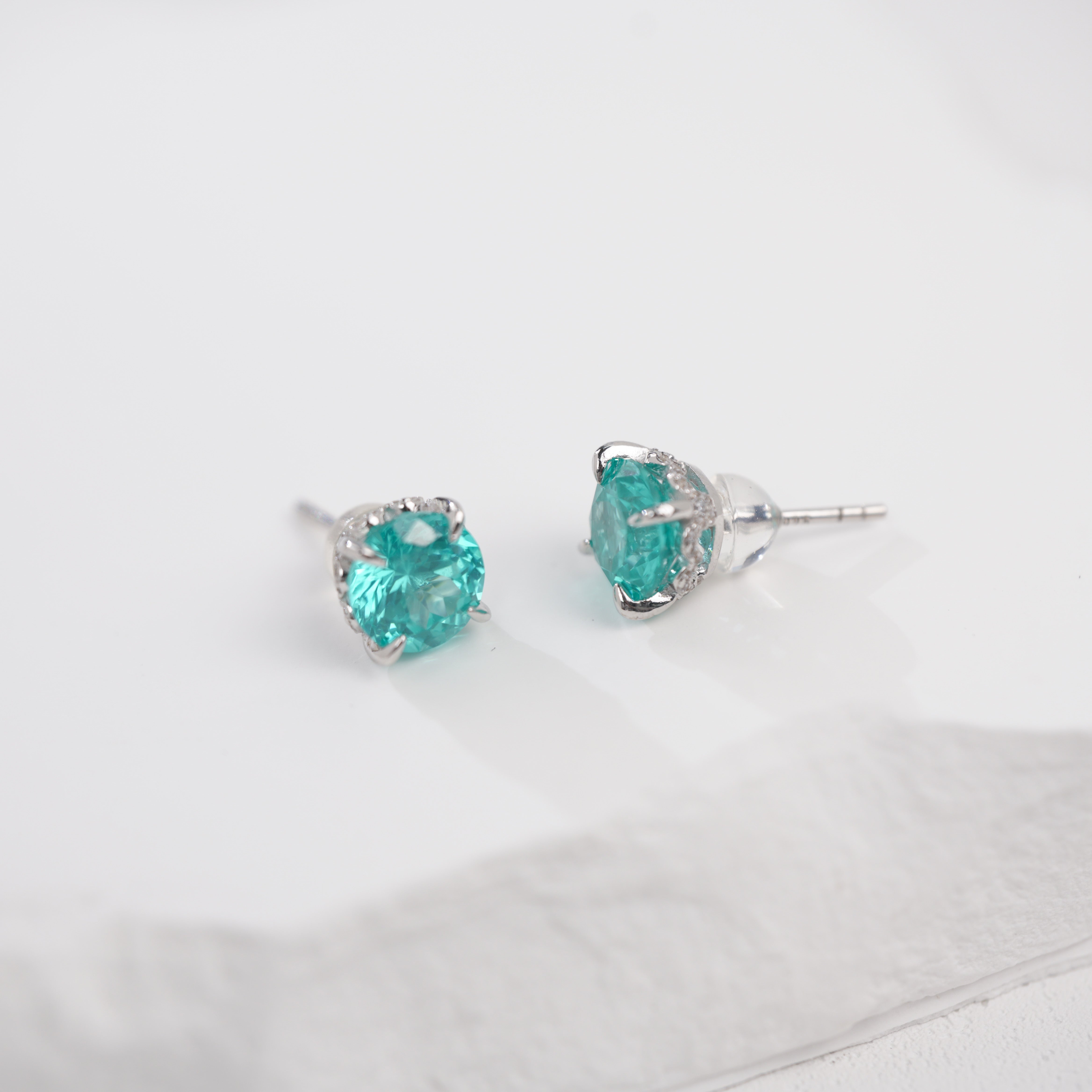 Neon Paraiba Earrings