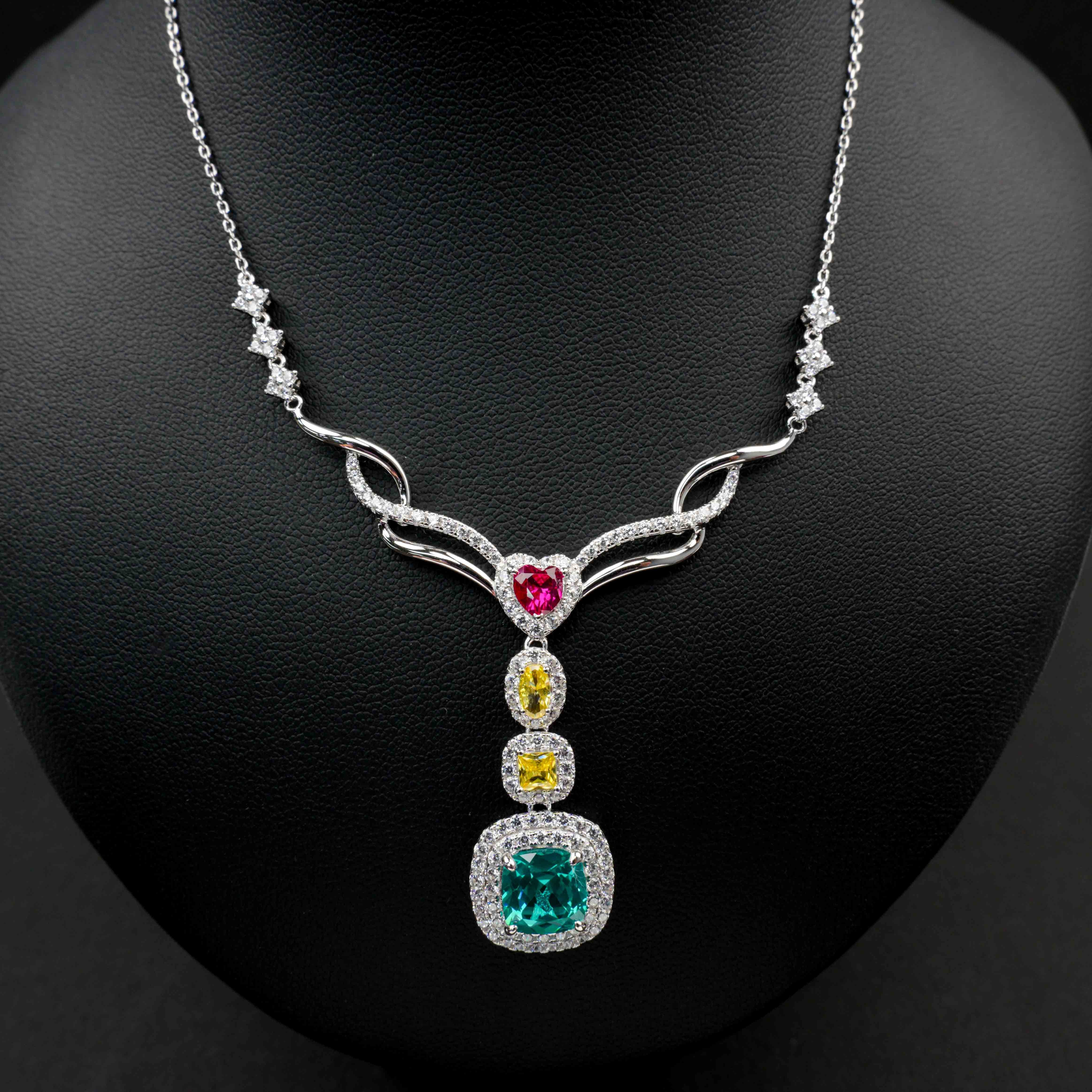 Paraiba Tourmaline Drop Necklace