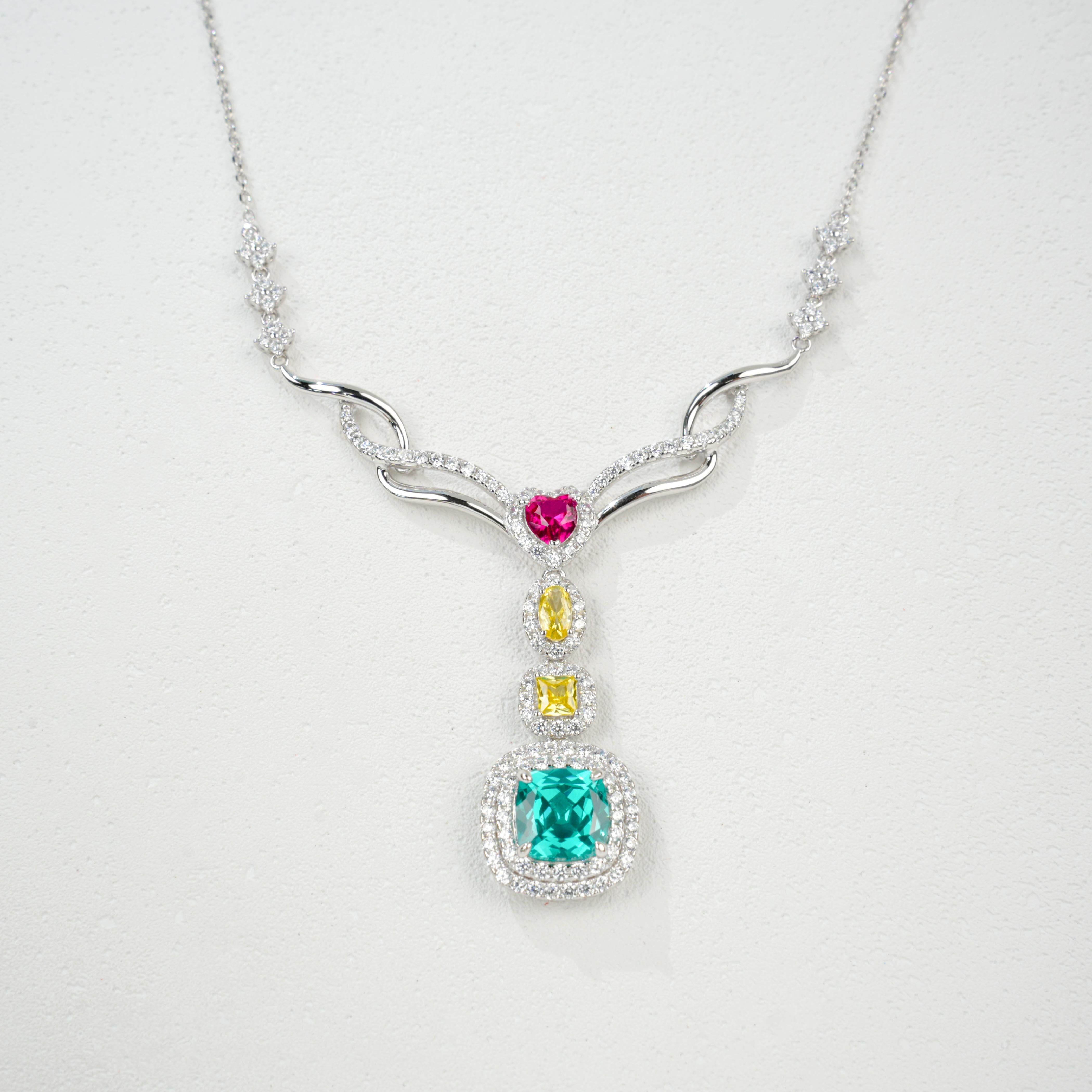 Paraiba Tourmaline Drop Necklace
