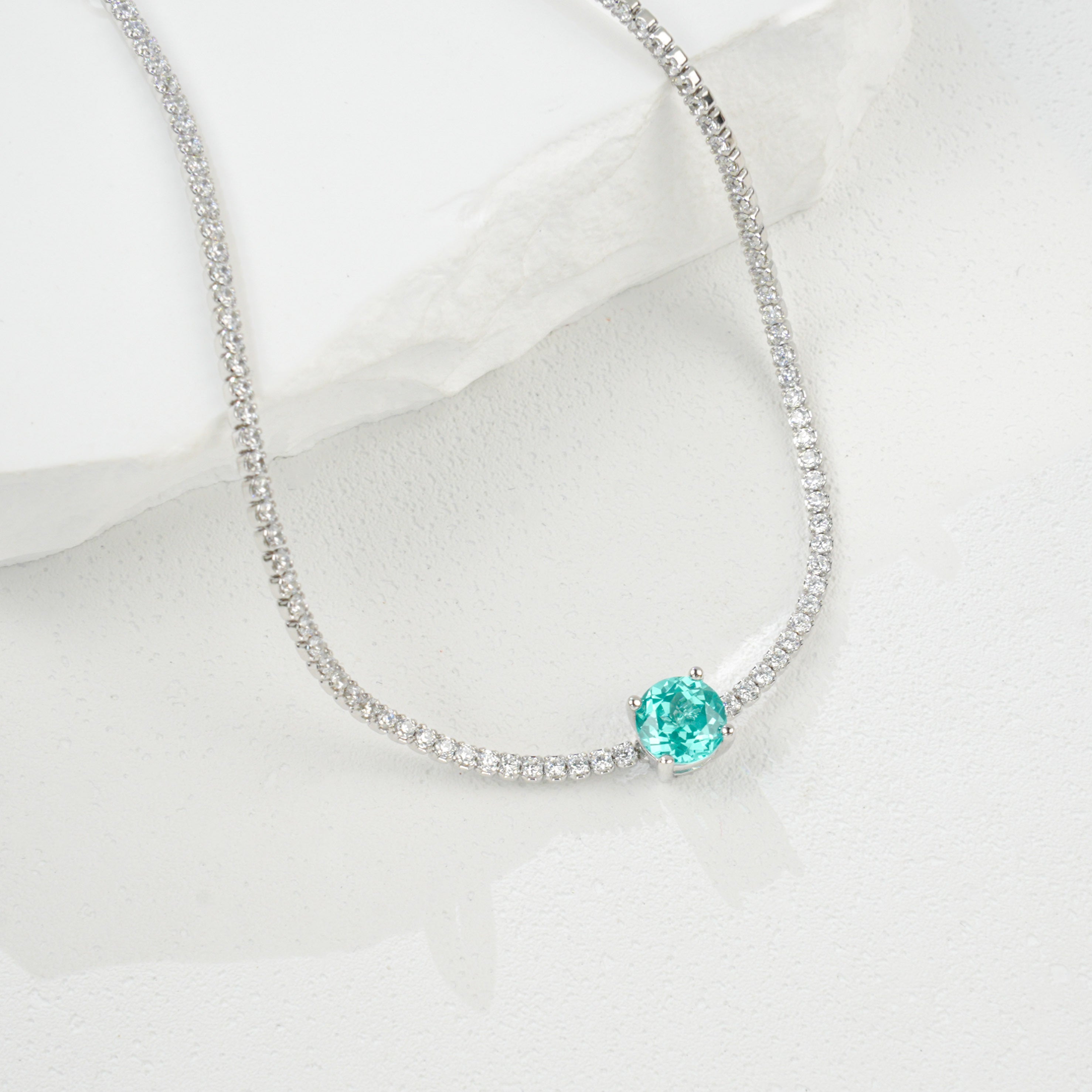 Padparadscha Solitaire Bracelet