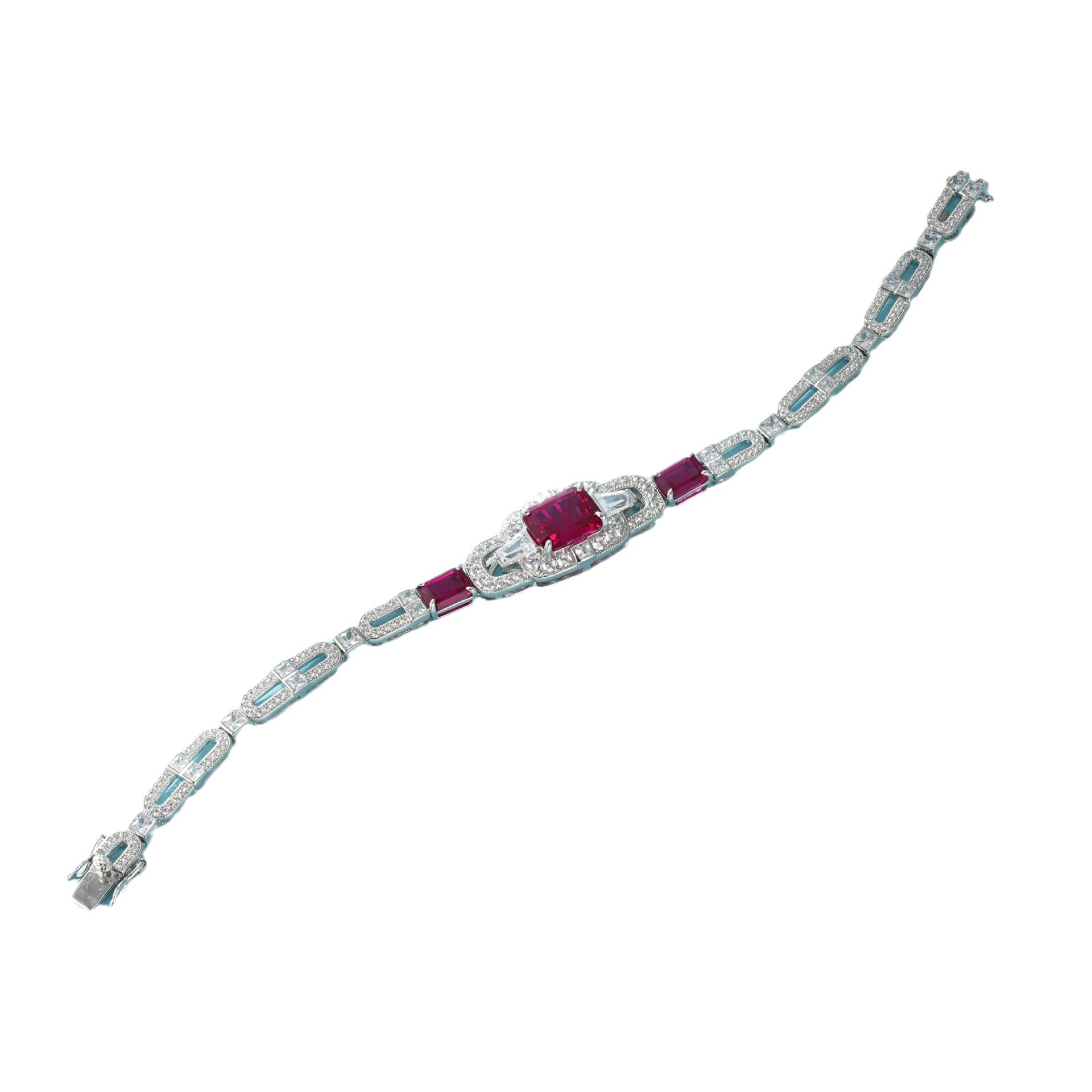 Vintage Ruby & Diamond Bracelet