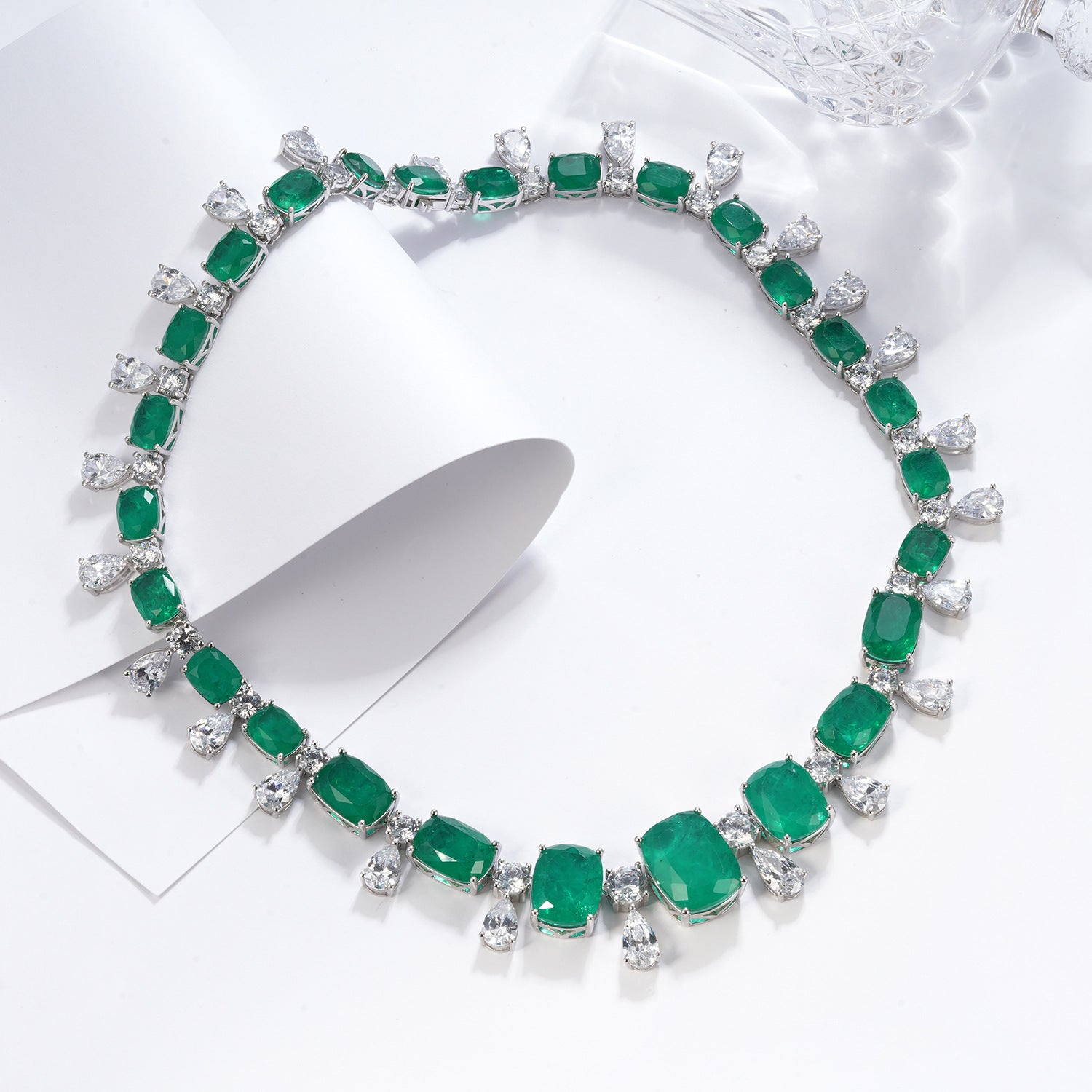 Luxury Emerald Statement Necklace