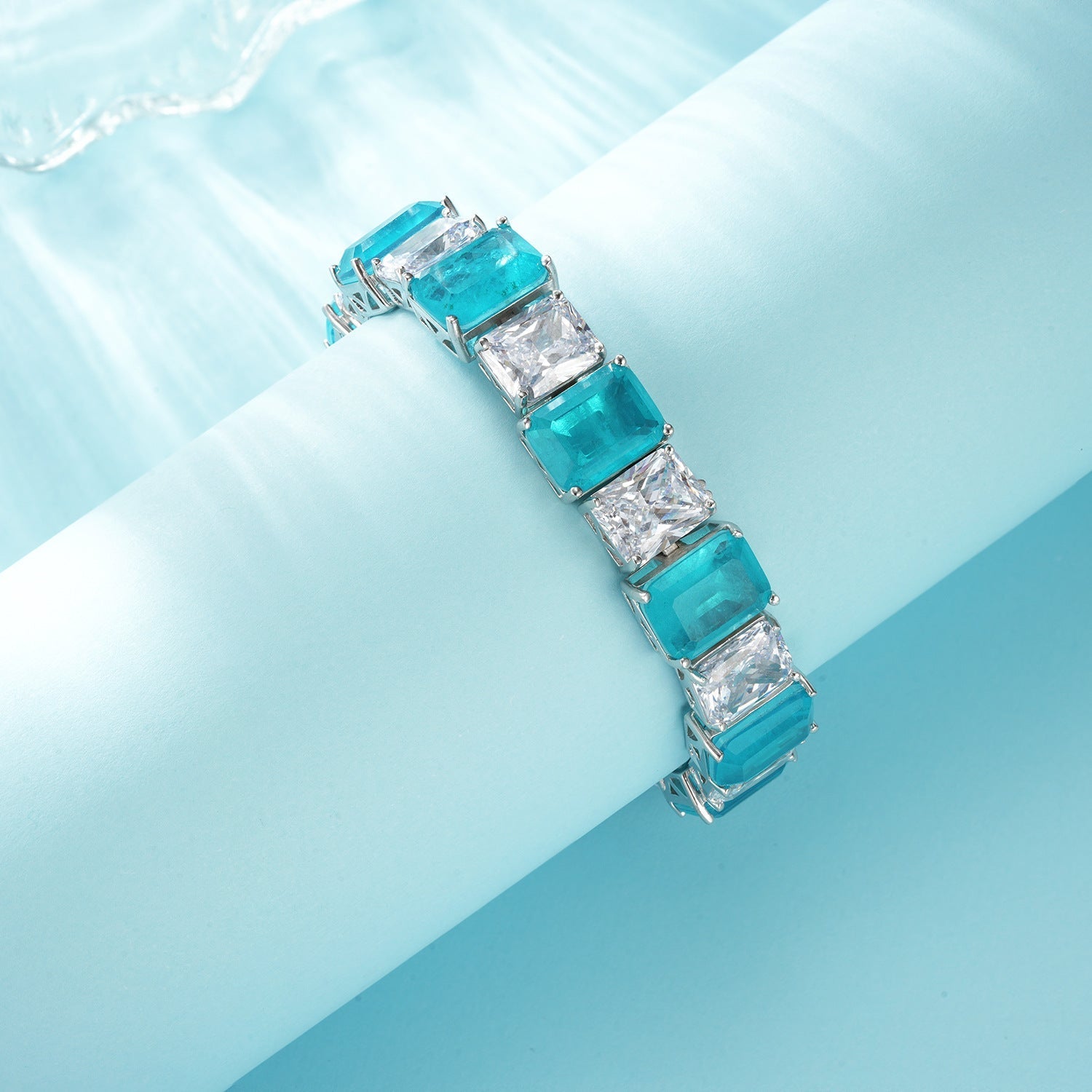 Padparadscha Tennis Bracelet